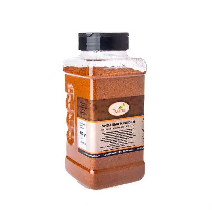 Shoarma Kruidenmix zonder Zout in Strooibus 450gr