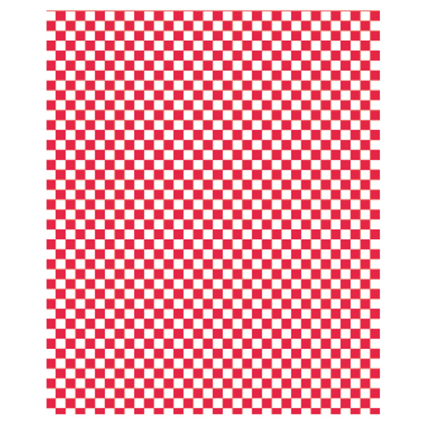 Burger Inpakvellen 31x31cm Rode Ruit 1000st