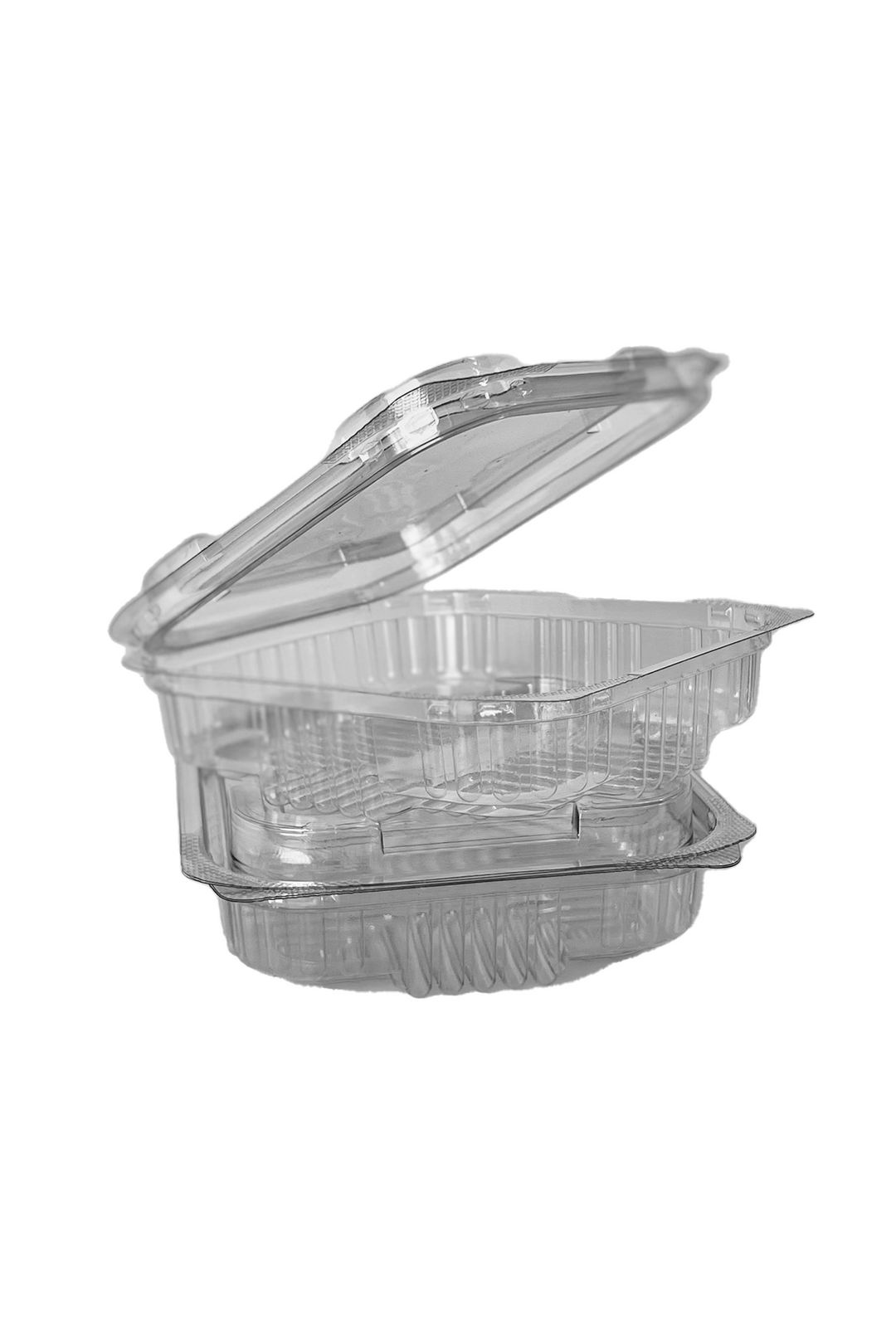 Saladebak Vierkant 250cc Klapschaal 600st