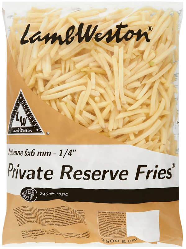 Patat Julienne 6mm Lambweston 4x2.5kg