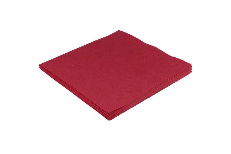 Servet 33x33cm/2-Laags Bordeaux 20x100st