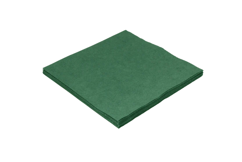 Servet 33x33cm/2-Laags Donkergroen 20x100st
