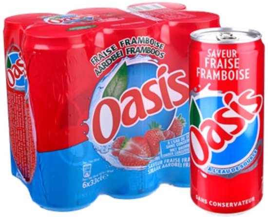 Oasis Aardbei 24x33cl