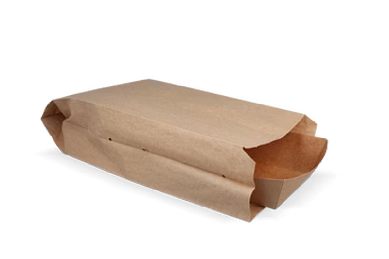 Papieren Snackzak 1.0pond/Nr.27 Bruin Ersatz 10kg