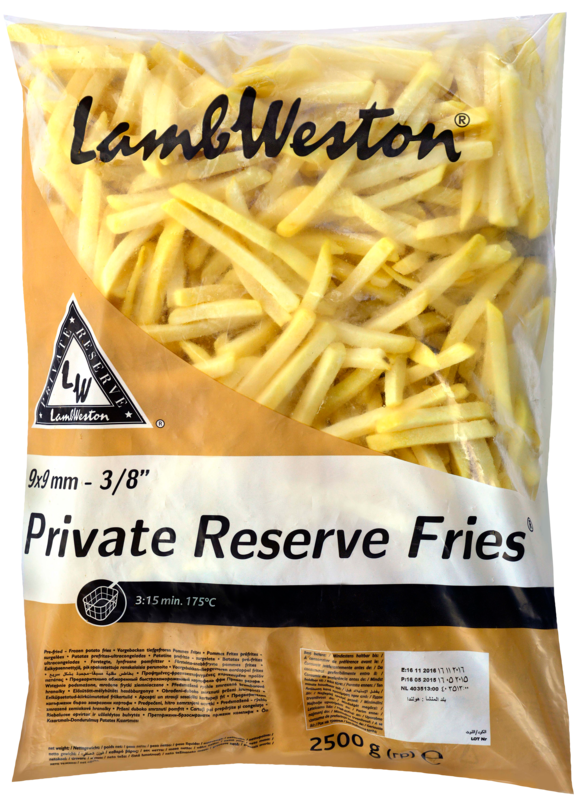 Patat F64 9mm Lambweston 4x2.5kg