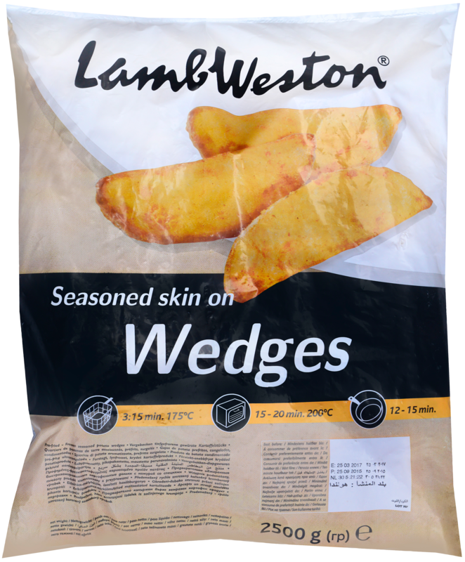 Wedges Gekruid Lambweston 4x2.5kg