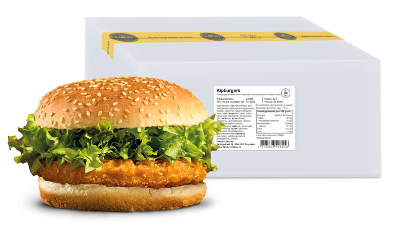 Chicken Burger Klein 90gr 24x90gr