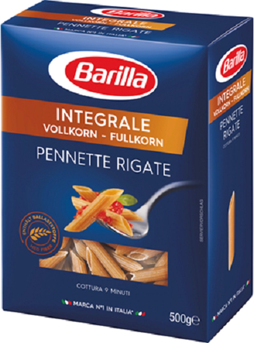 Volkoren Penne Rigate Barilla No.73 0.5kg