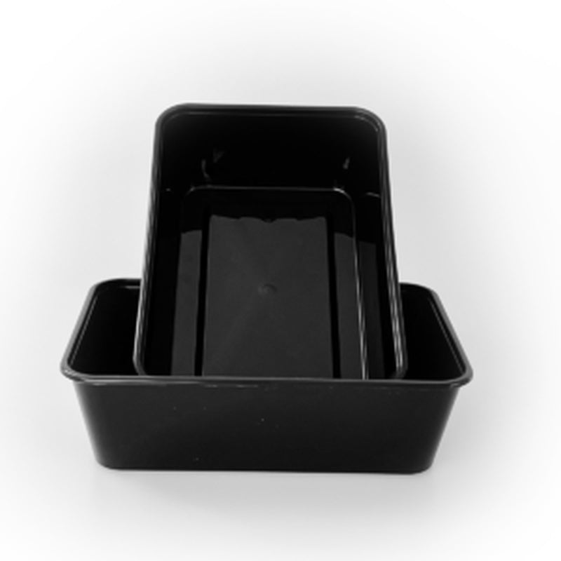 Magnetronbak Zwart 174x48mm 650cc HQ 500st