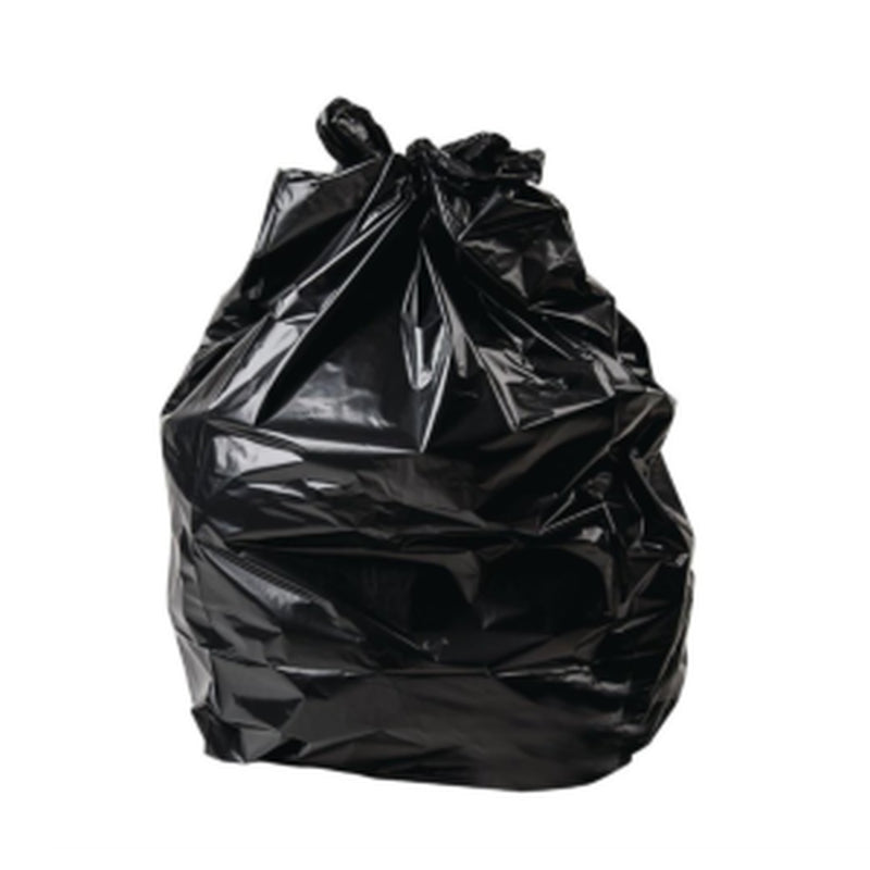 Afvalzak 80x110cm LDPE Zwart 140L 10x10st