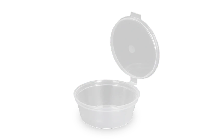 Sausbak Covercup 60cc met Vaste deksel 1000st