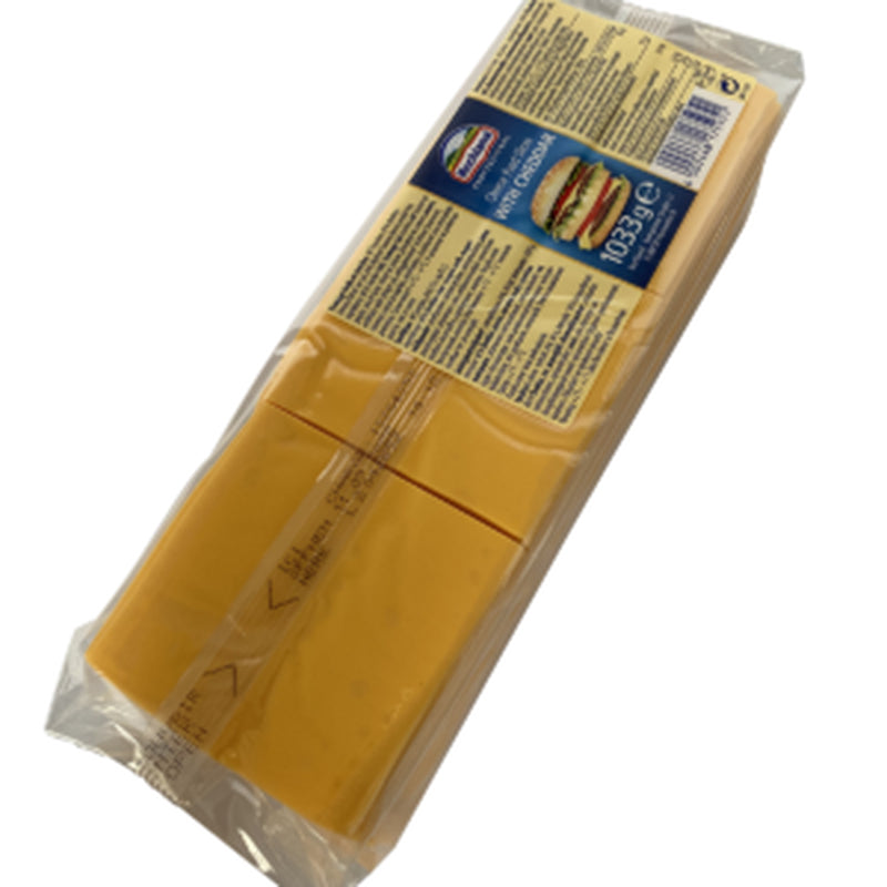 Cheddarkaas Plakjes Dairymaid 88st/1kg