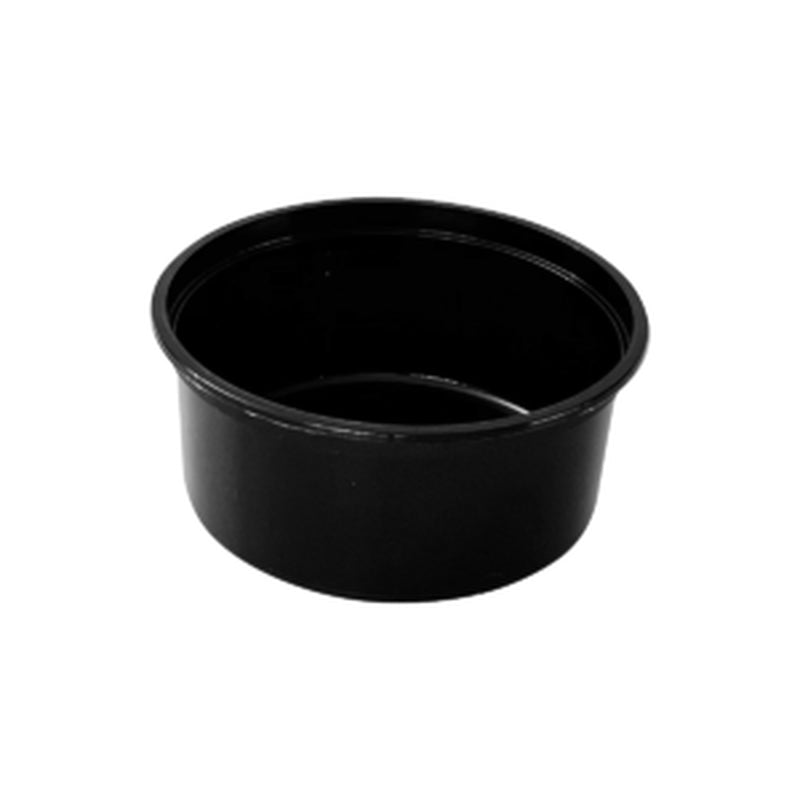 Soeppot rond Zwart 500cc 115x70mm QC 500st