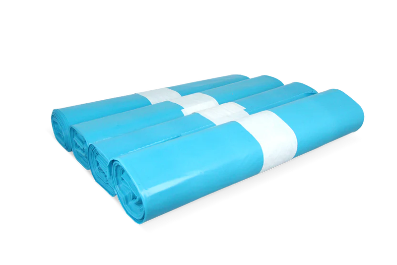 Afvalzak 70x110cm LDPE Blauw 10x25st
