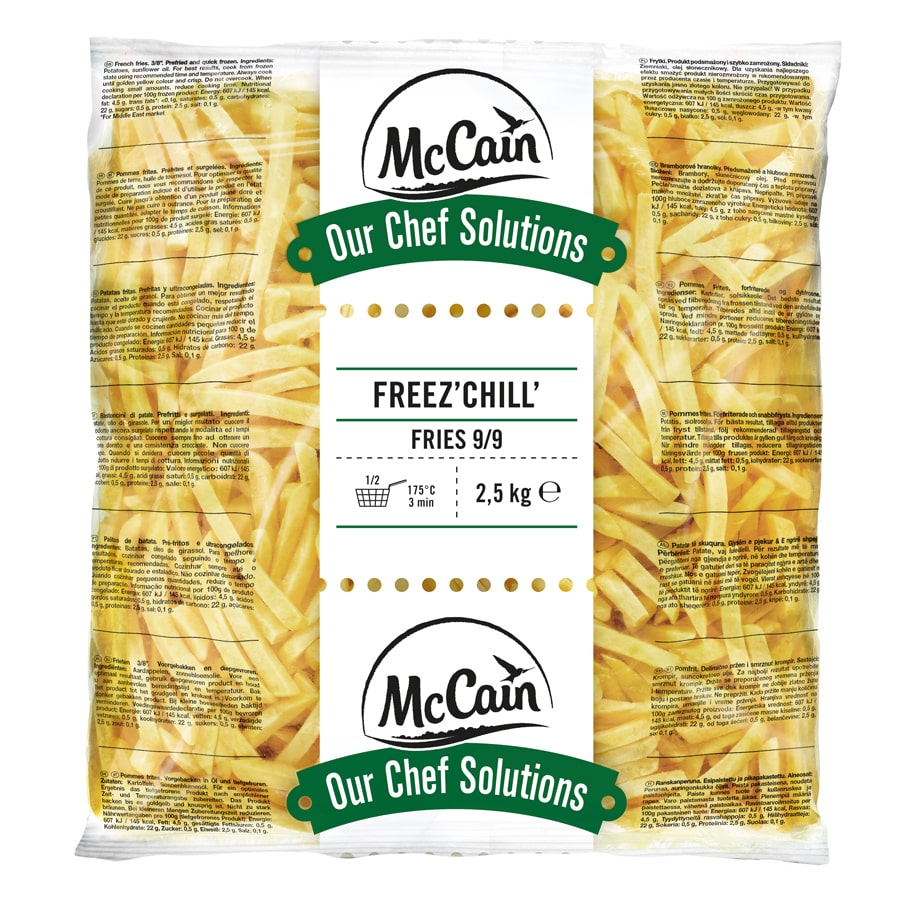 Patat 9mm Mccain Freeze Chill 4x2.5kg