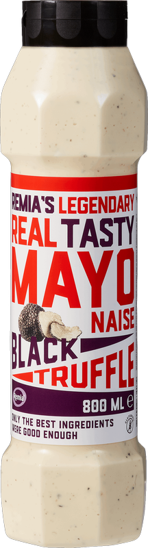 Remia Legendary mayo black truffle 800ml Tube