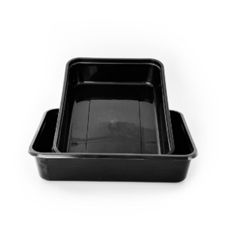 Magnetronbak Zwart 182x35mm 500cc SQ 500st