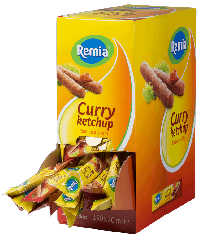 Currysaus Zakjes Remia 150x20ml