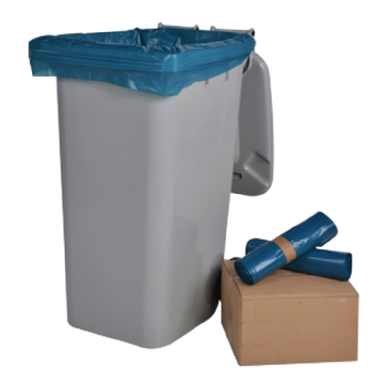 Afvalzak 115x135cm LDPE Blauw 240L 10x10st