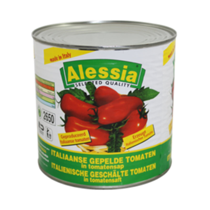 Gepelde Tomaten Allessia 2.65kg Blik