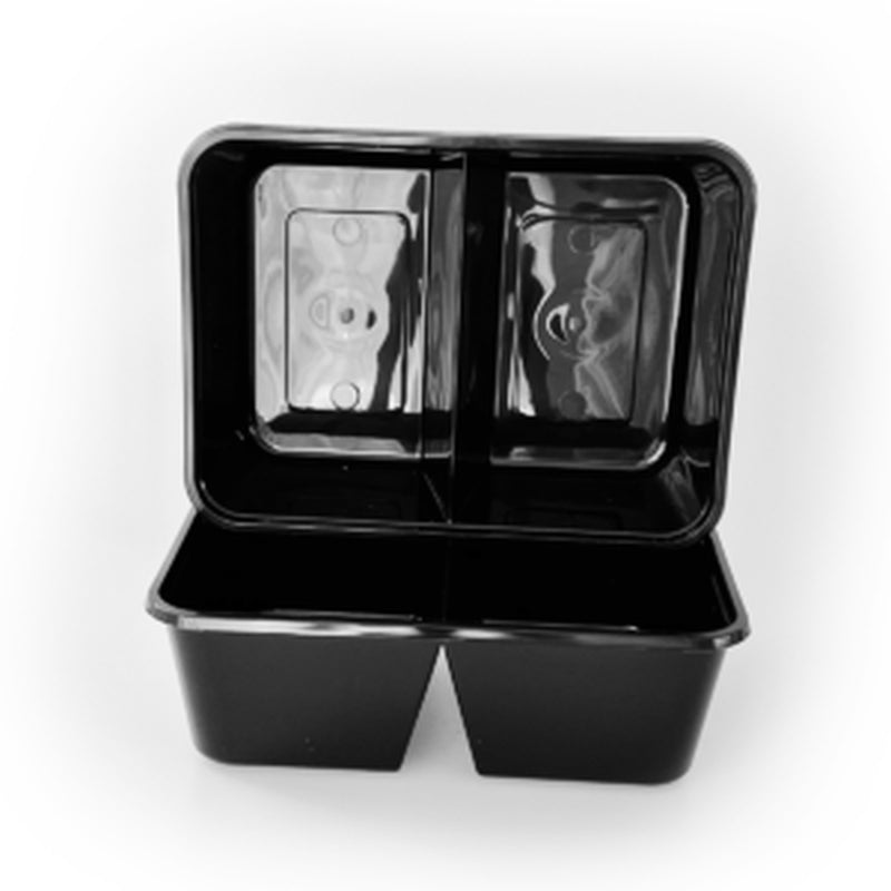 Magnetronbak Zwart 174x61mm D800cc HQ 500st