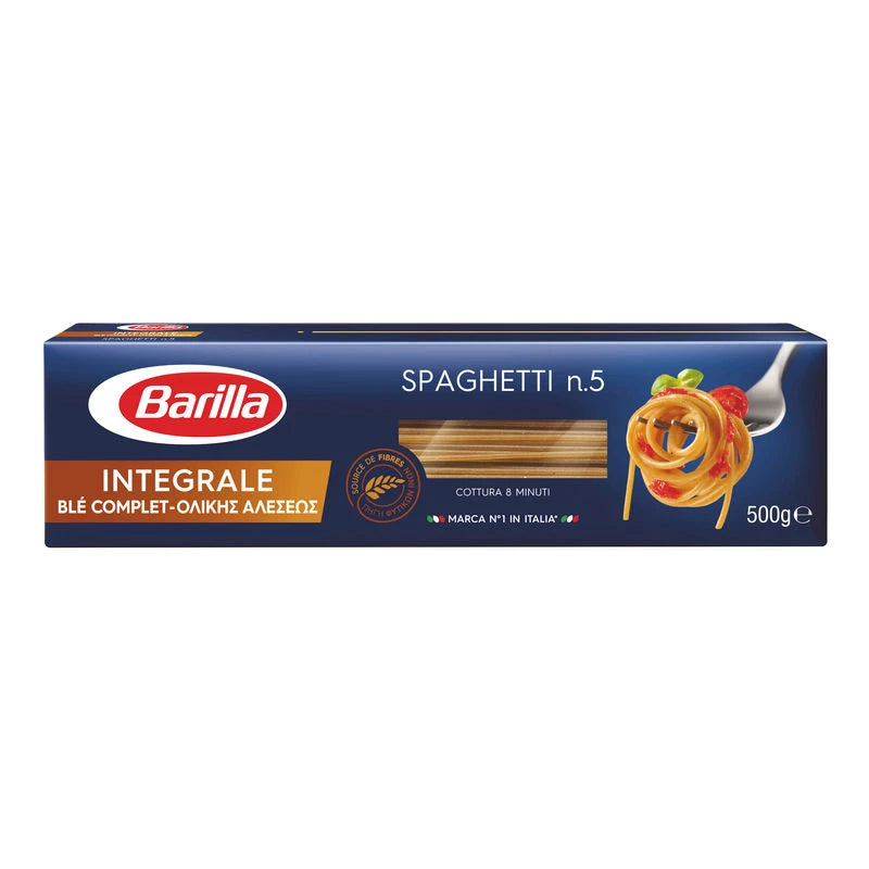 Volkoren Spaghetti Barilla No.05 0.5kg