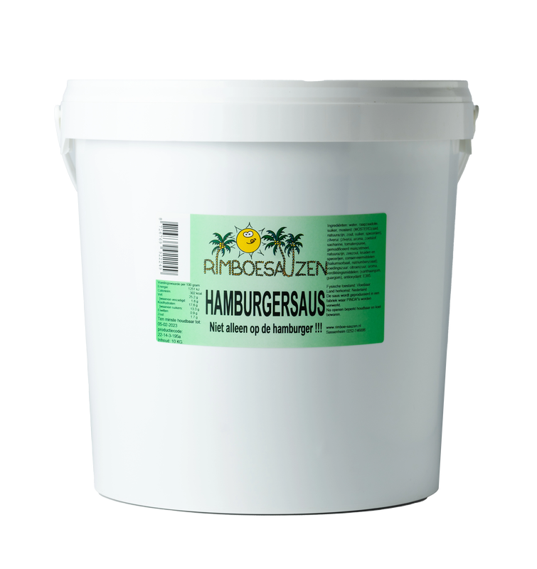 Hamburgersaus Rimboe 10kg Emmer