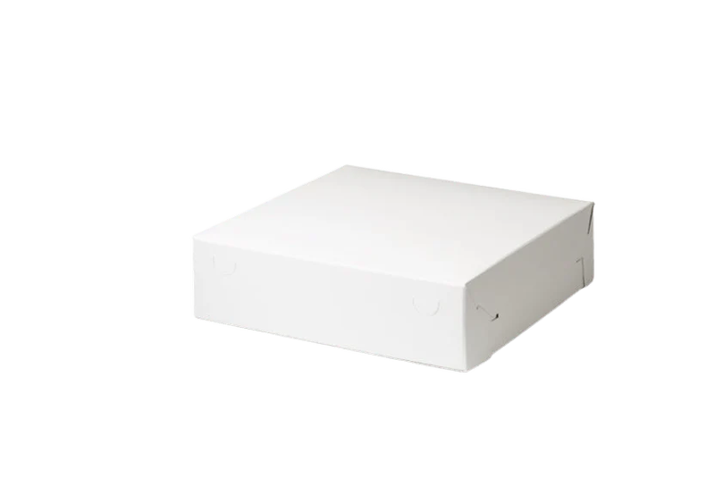 Gebaksdoos 30x30x8cm Blanco 100st