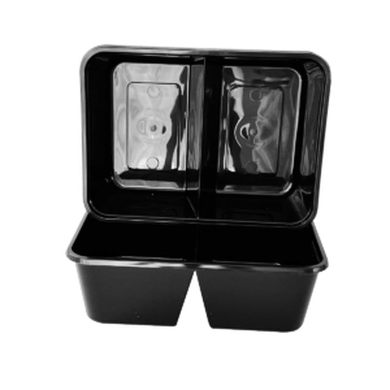 Magnetronbak Zwart 182x45mm D750cc SQ 500st