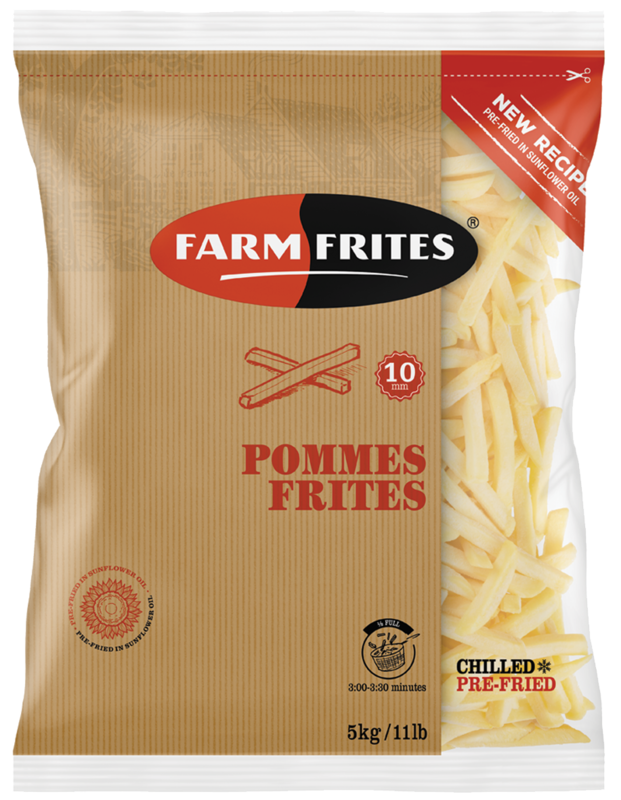 Verse Patat 10mm Farm Frites 4x2.5kg