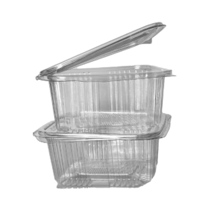 Saladebak Vierkant 500cc Lekvrije Sluiting 800st
